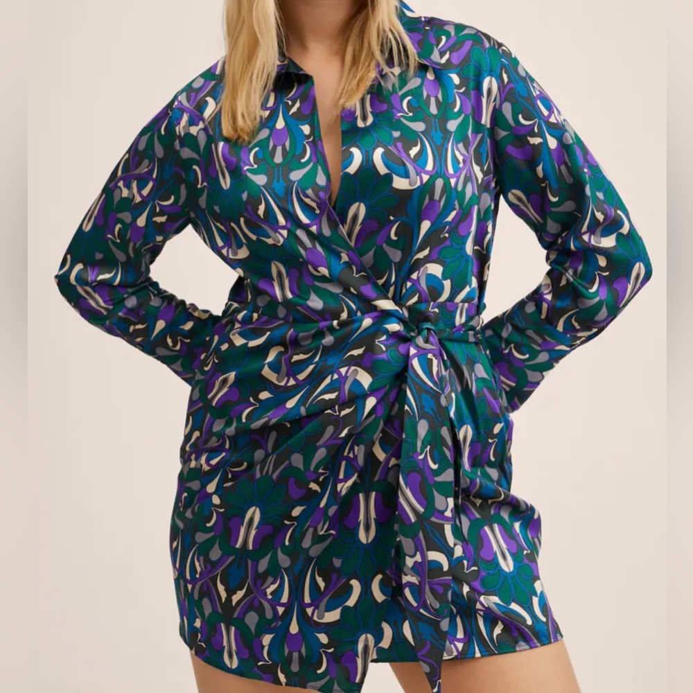 Mango wrap dress, size 14